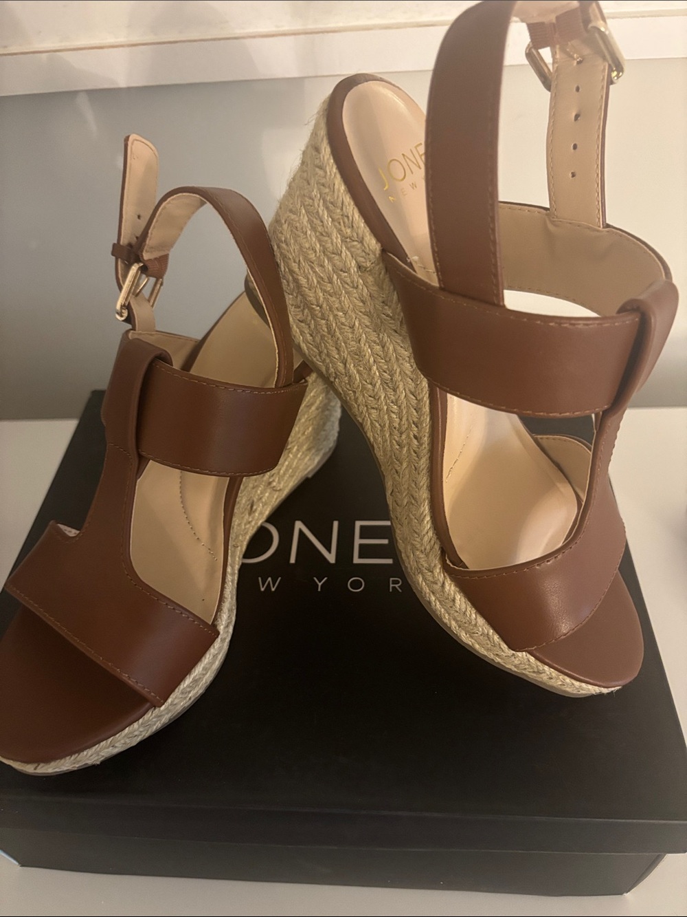 Jones NY Wedge Espadrille Sandals - Women